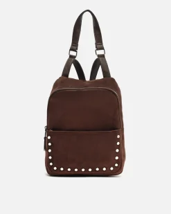 Mochila antirrobo efecto ante con detalles metálicos