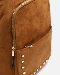 Mochila antirrobo efecto ante con detalles metálicos