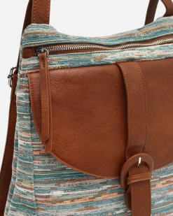 Mochila antirrobo estampado jacquard