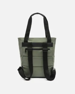 Mochila grande en nylon con bolsillo para portátil (14") y asa de hombro