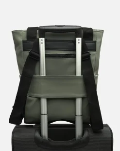 Mochila grande en nylon con bolsillo para portátil (14