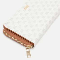 Monedero grande con estampado monogram