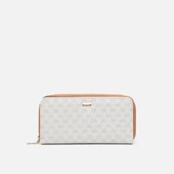 Monedero grande con estampado monogram