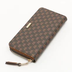 Monedero grande con estampado monogram