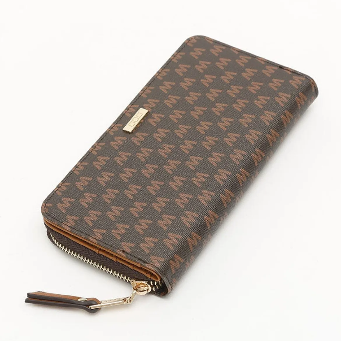 Monedero grande con estampado monogram