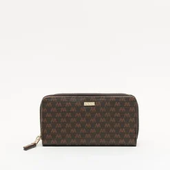 Monedero grande con estampado monogram