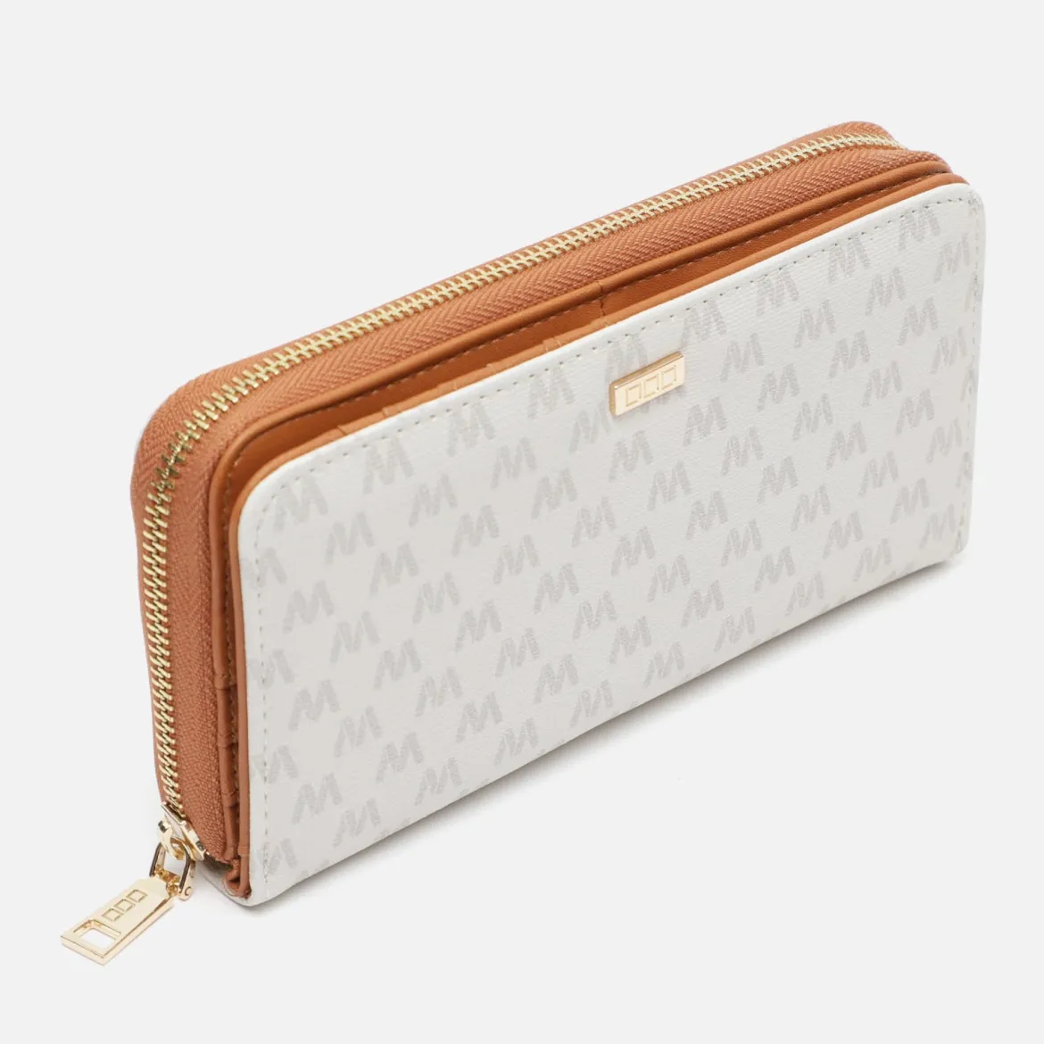 Monedero grande con estampado monogram