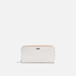 Monedero grande con estampado monogram