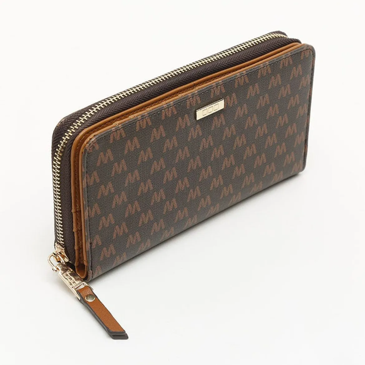 Monedero grande con estampado monogram