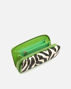 Monedero grande estampado animal print