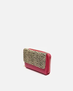 Monedero grande estampado animal print