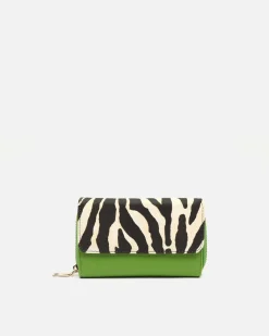 Monedero grande estampado animal print