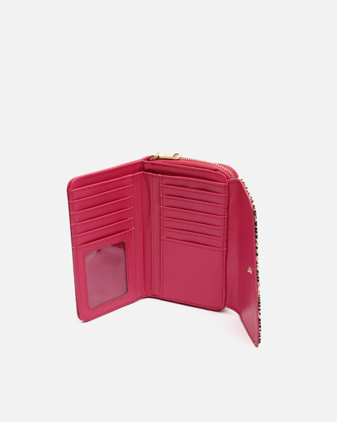 Monedero grande estampado animal print