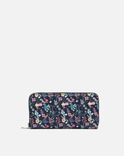 Monedero grande estampado
