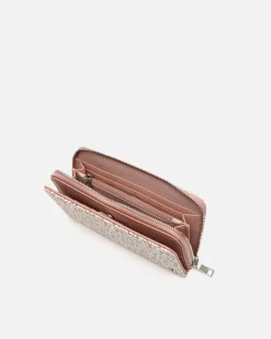 Monedero grande estampado