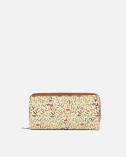 Monedero grande estampado