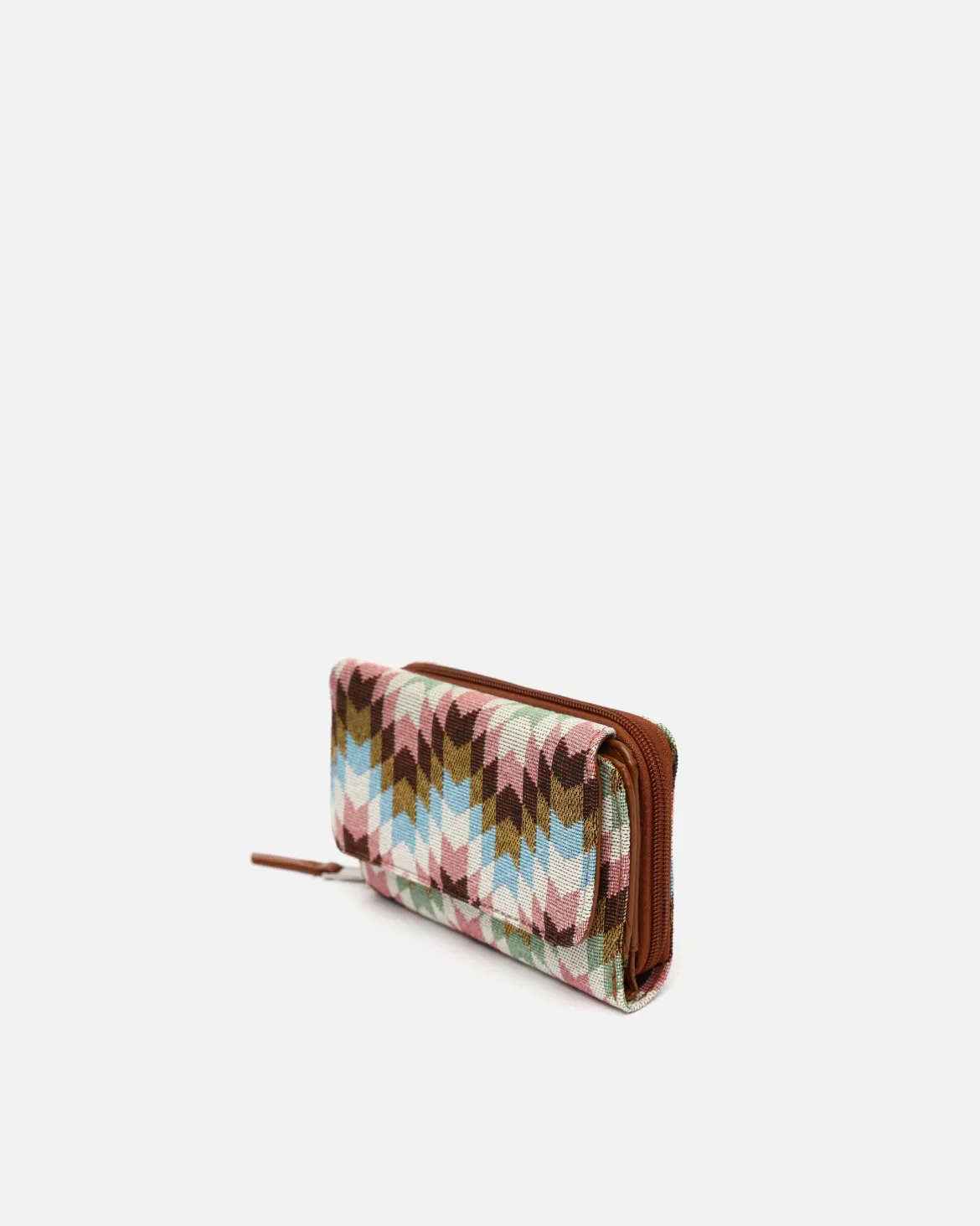Monedero grande estampado jacquard