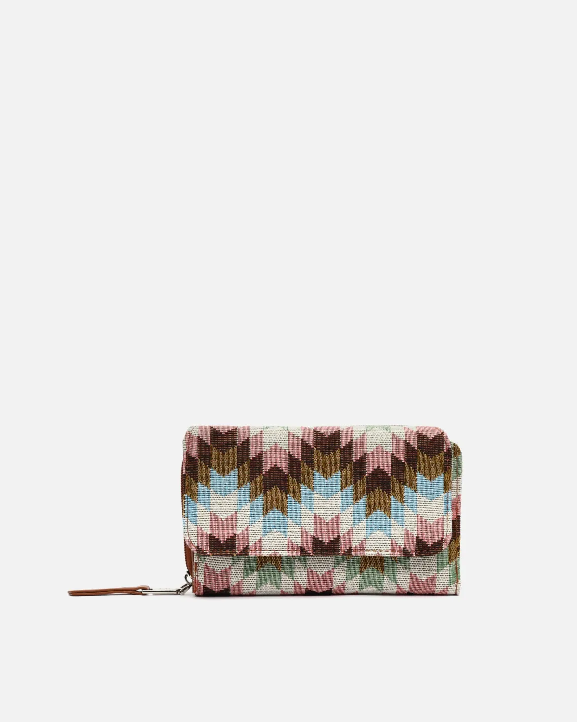 Monedero grande estampado jacquard
