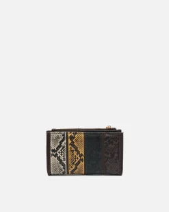 Monedero pequeño con estampado animal print