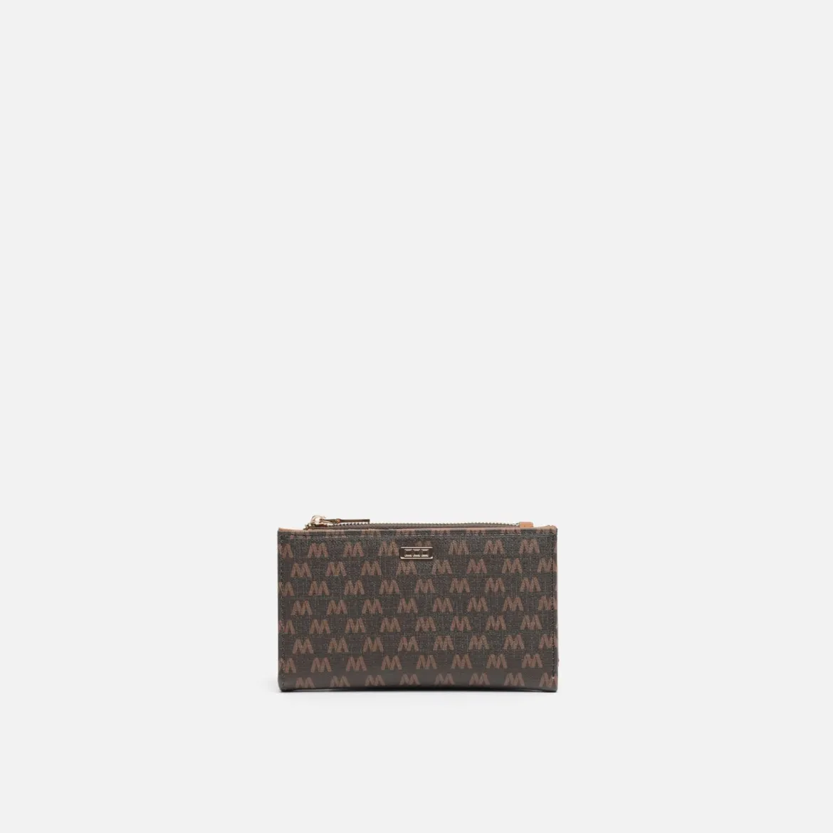 Monedero pequeño con estampado monogram