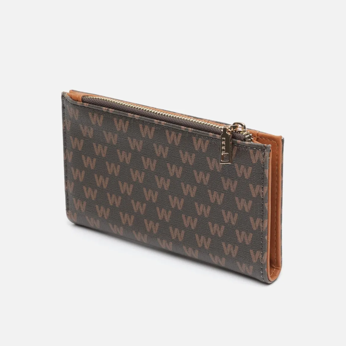 Monedero pequeño con estampado monogram
