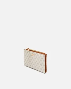 Monedero pequeño con estampado monogram