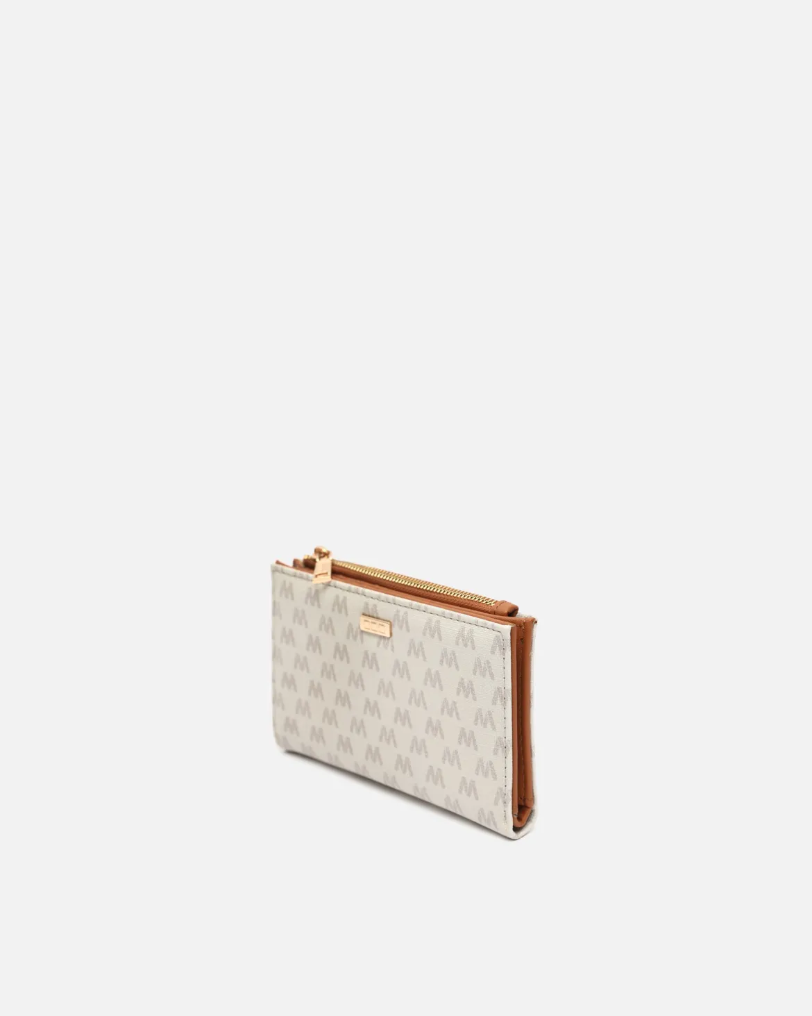 Monedero pequeño con estampado monogram