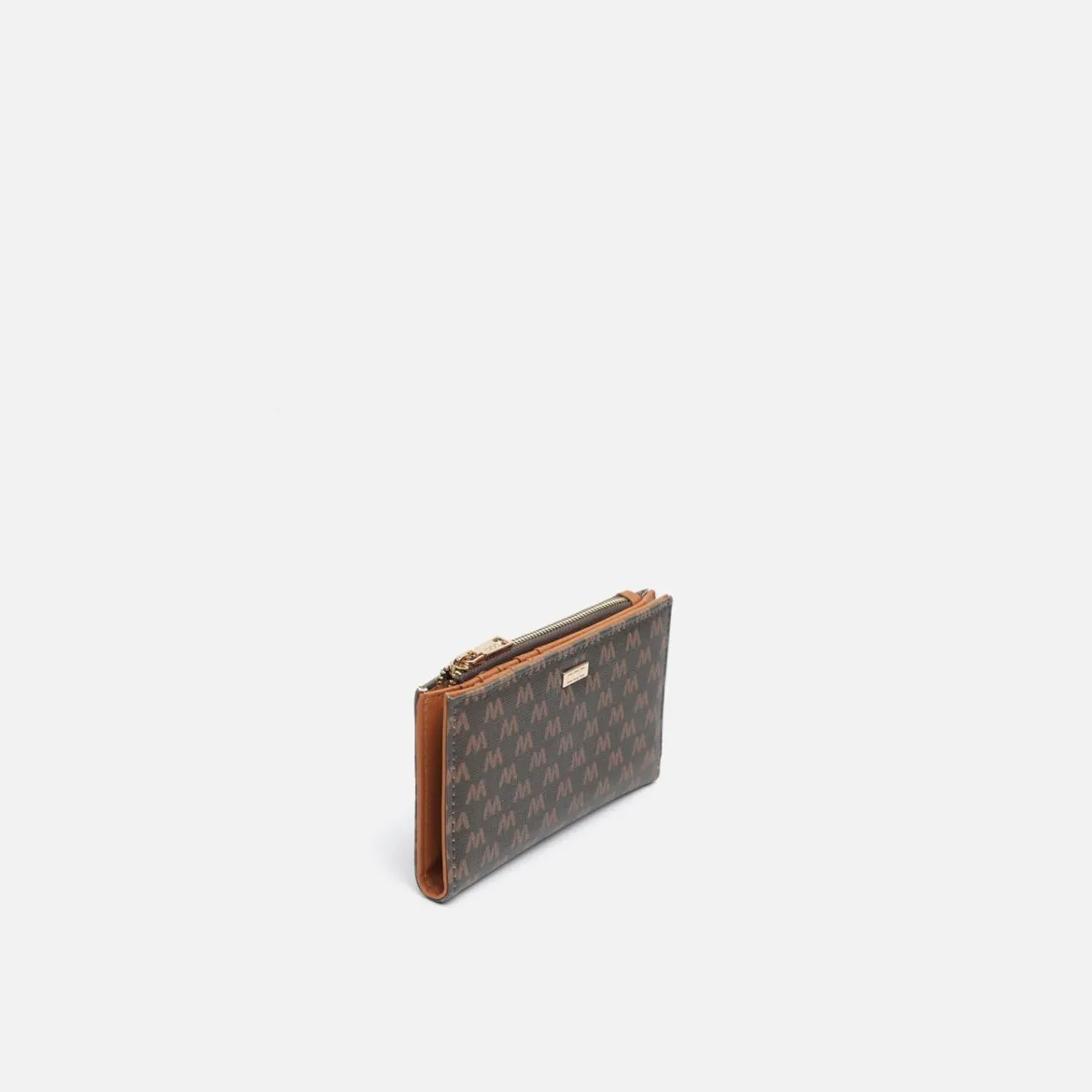 Monedero pequeño con estampado monogram