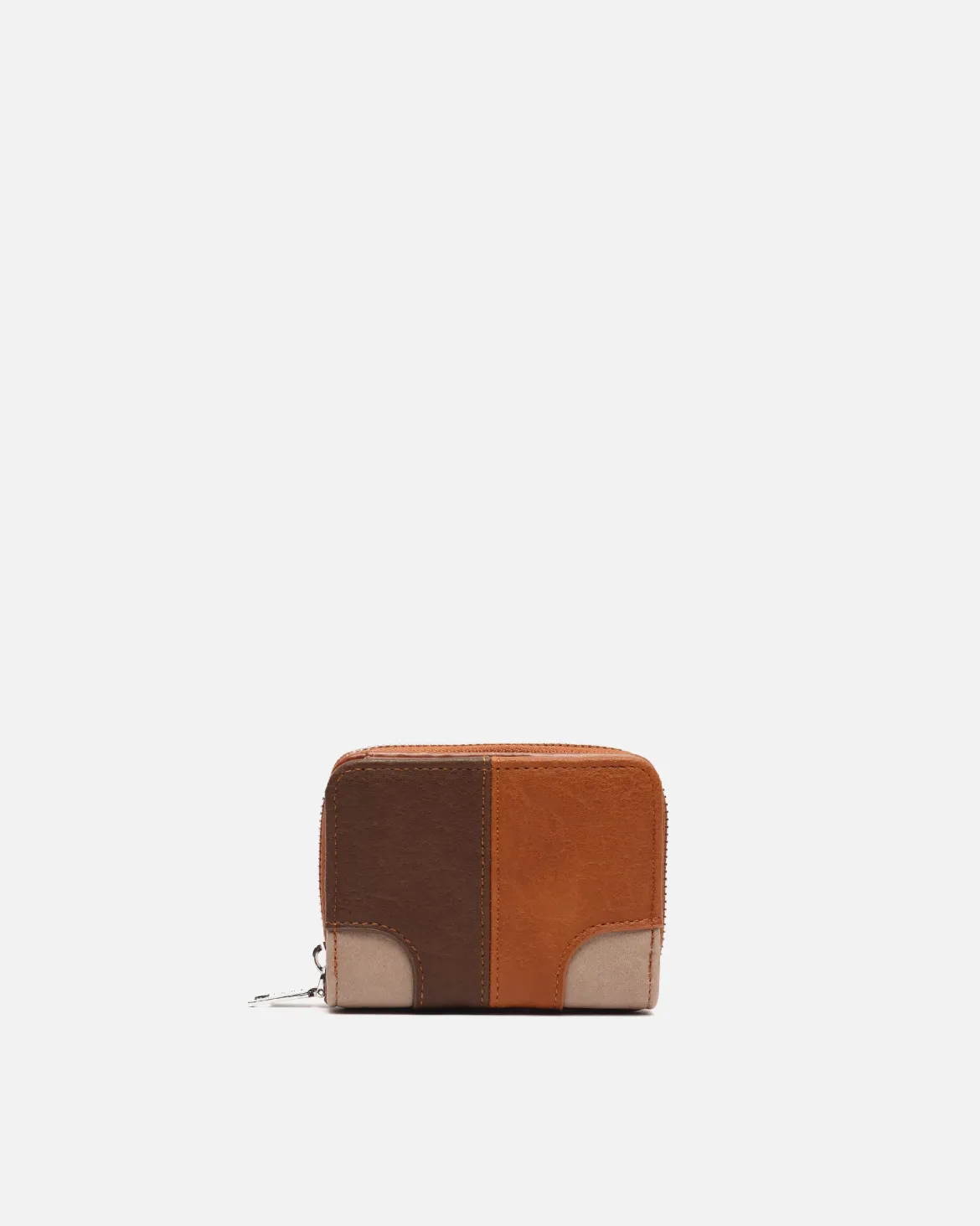 Monedero pequeño con estampado patchwork