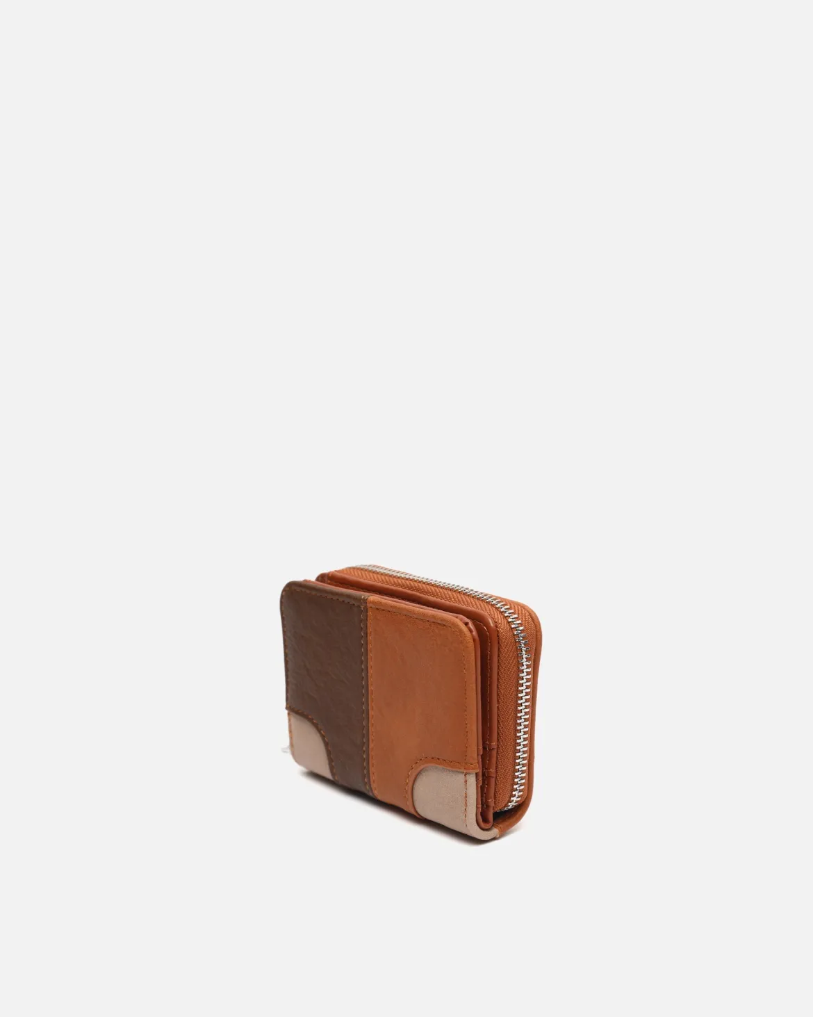 Monedero pequeño con estampado patchwork