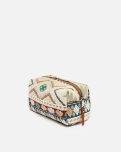 Neceser de viaje con estampado jacquard