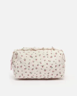 Neceser de viaje con estampado floral