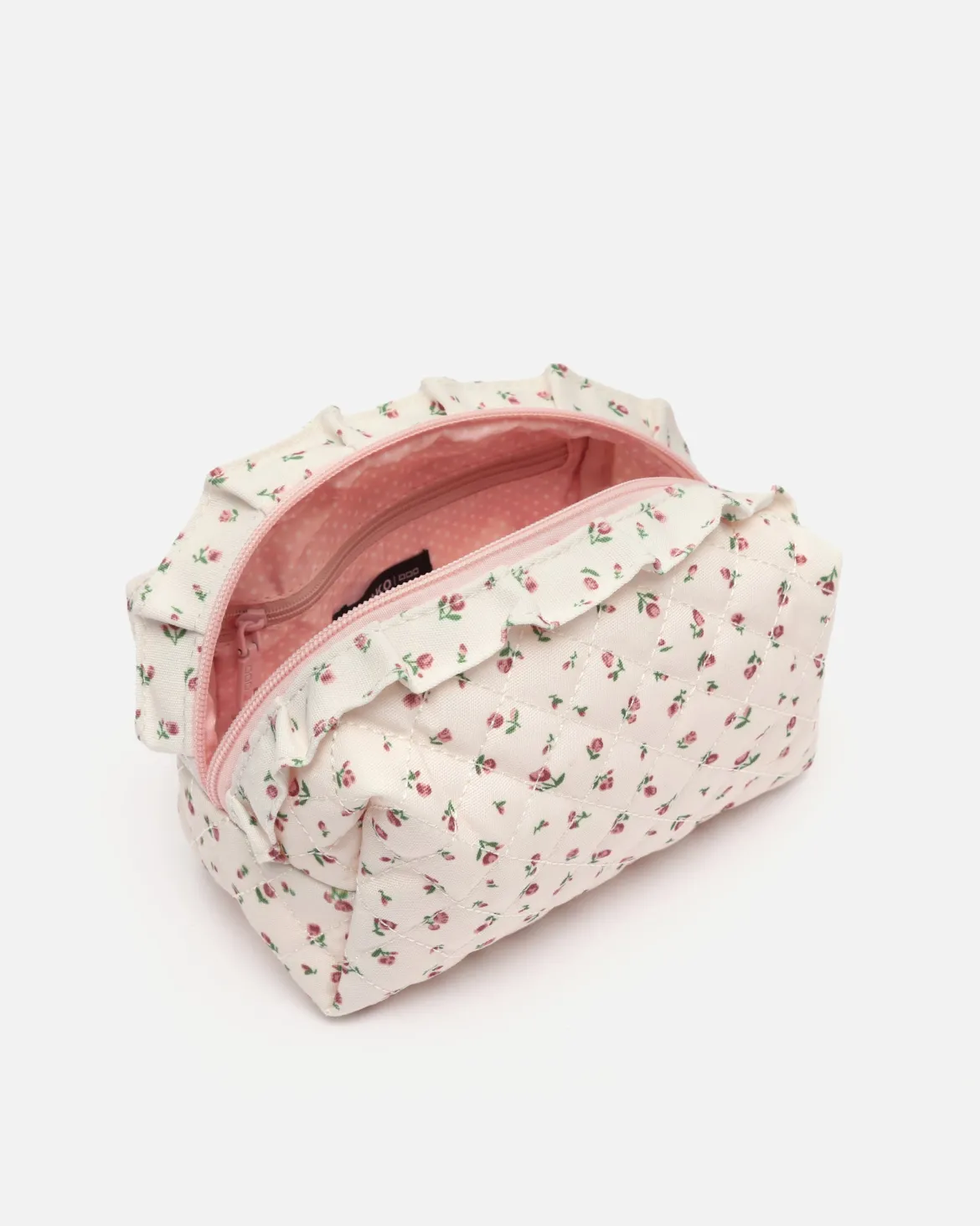 Neceser de viaje con estampado floral
