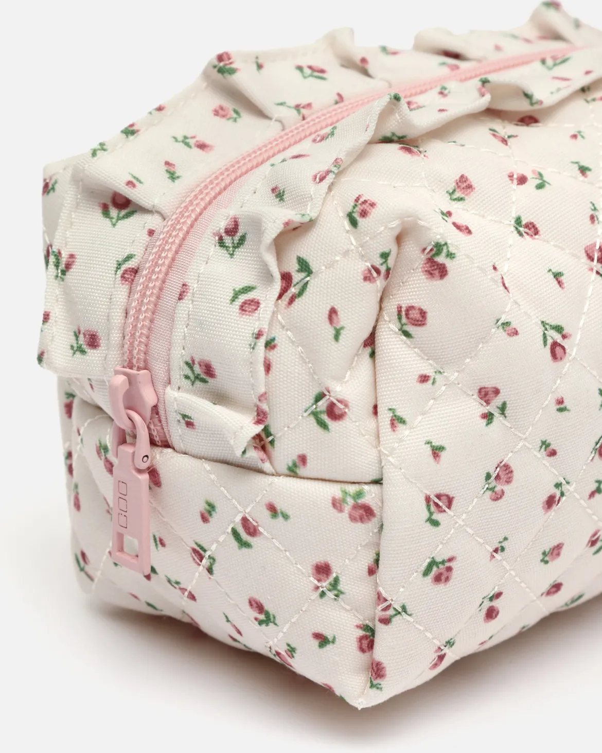 Neceser de viaje con estampado floral