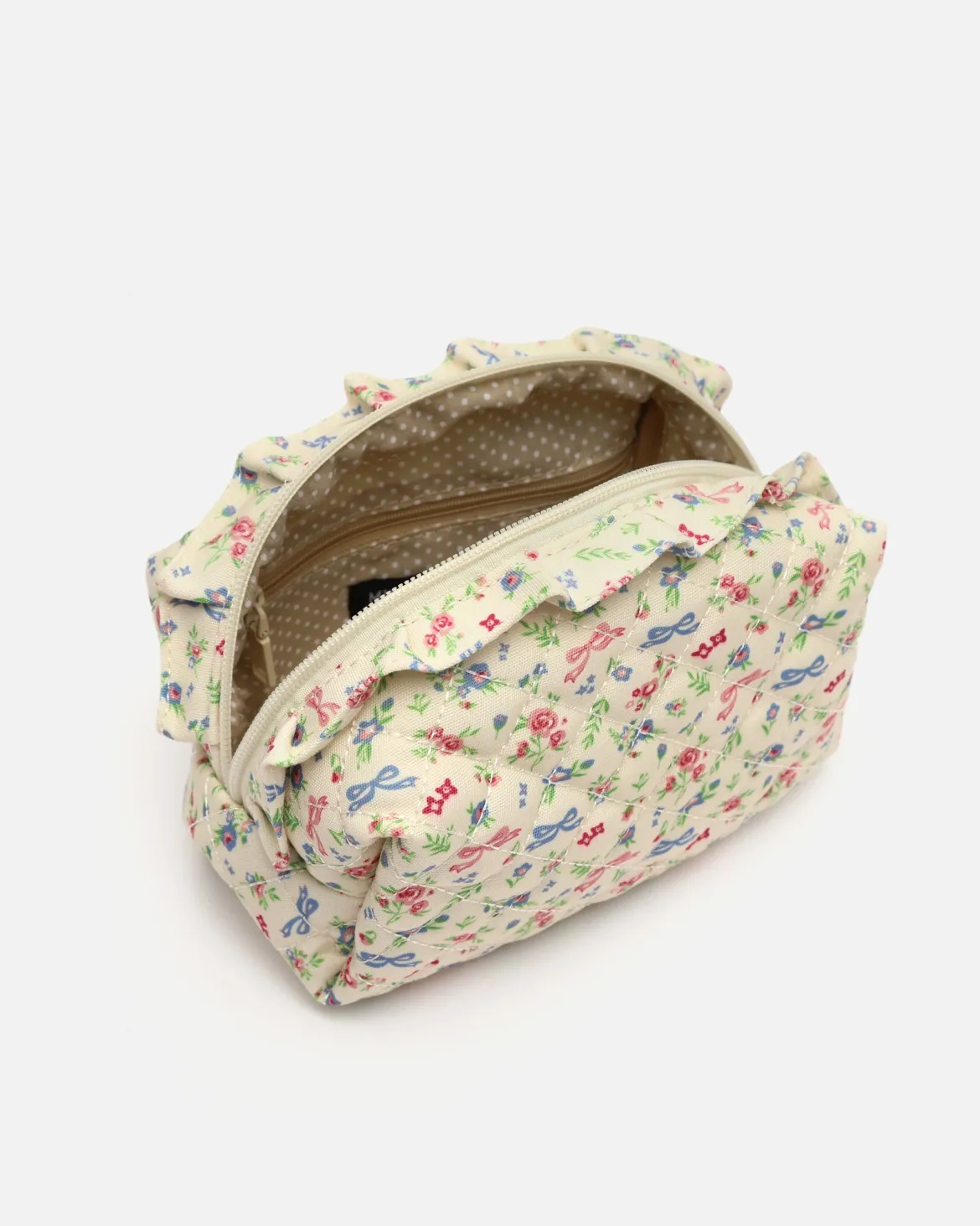 Neceser de viaje con estampado floral