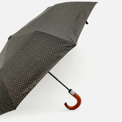 Paraguas plegable estampado de rombos