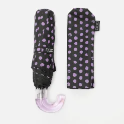 Paraguas plegable estampado de puntos