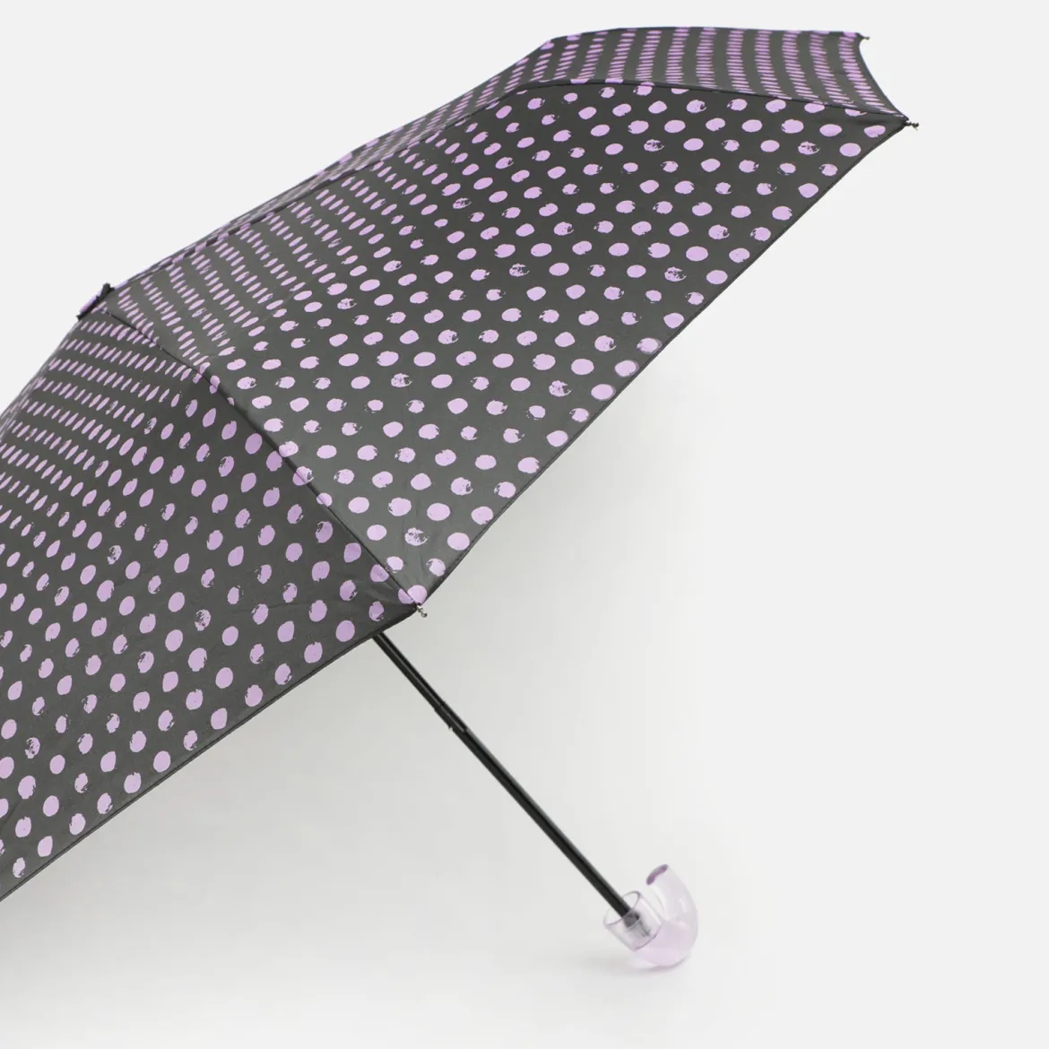 Paraguas plegable estampado de puntos