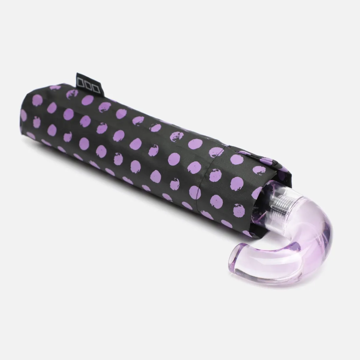 Paraguas plegable estampado de puntos