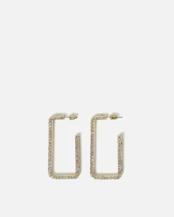 Pendientes grandes con strass