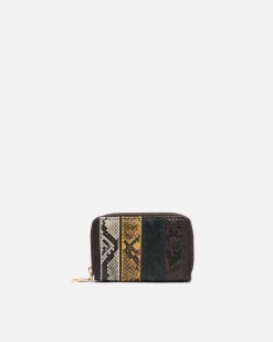 Portamonedas con estampado animal print