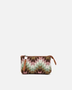 Portamonedas estampado jacquard