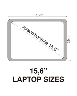 Portaordenador estampado 15.6 pulgadas