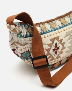 Riñonera con estampado jacquard