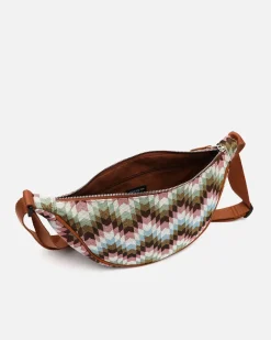 Riñonera estampado jacquard