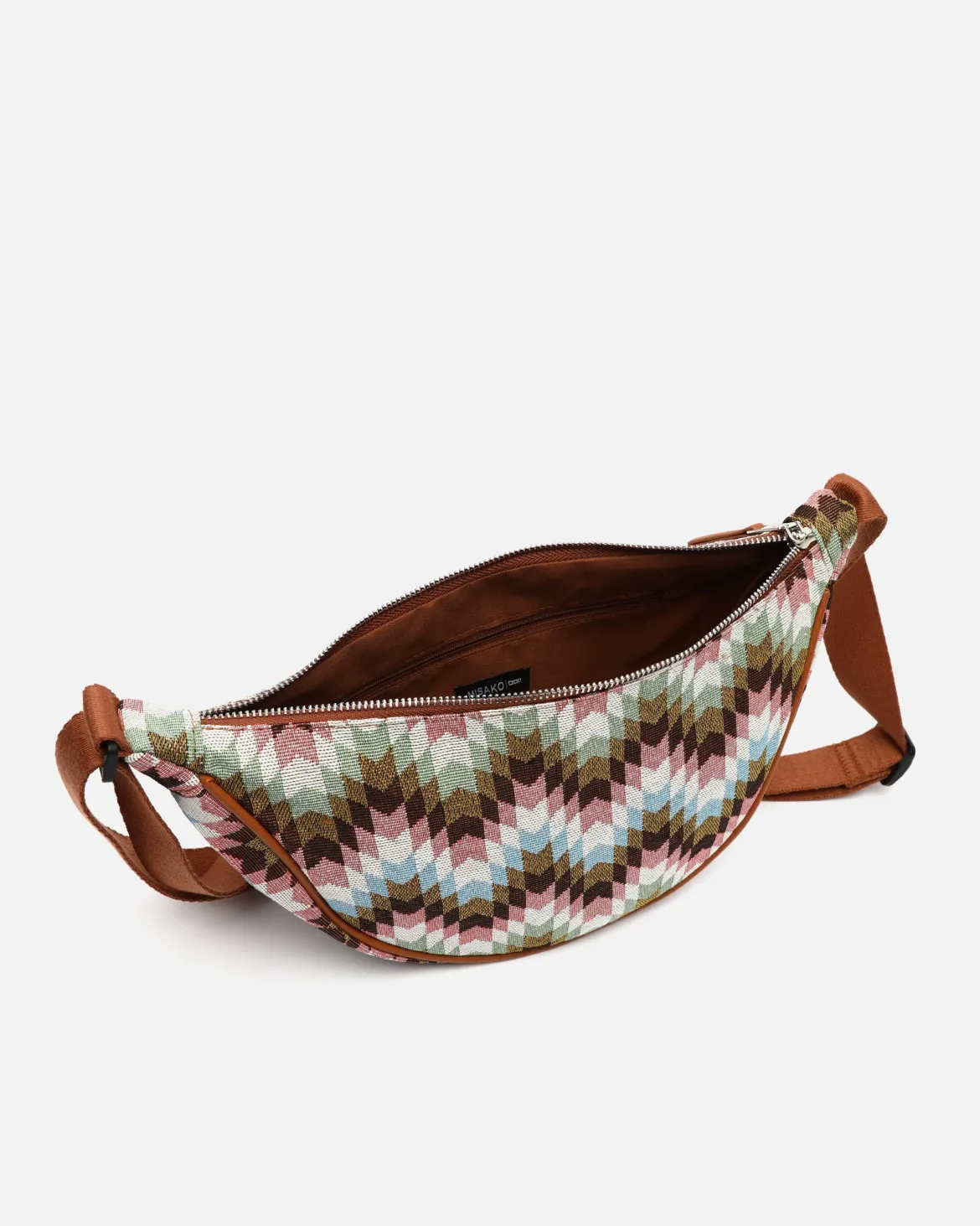 Riñonera estampado jacquard