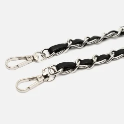 Tira bandolera metálica para bolso