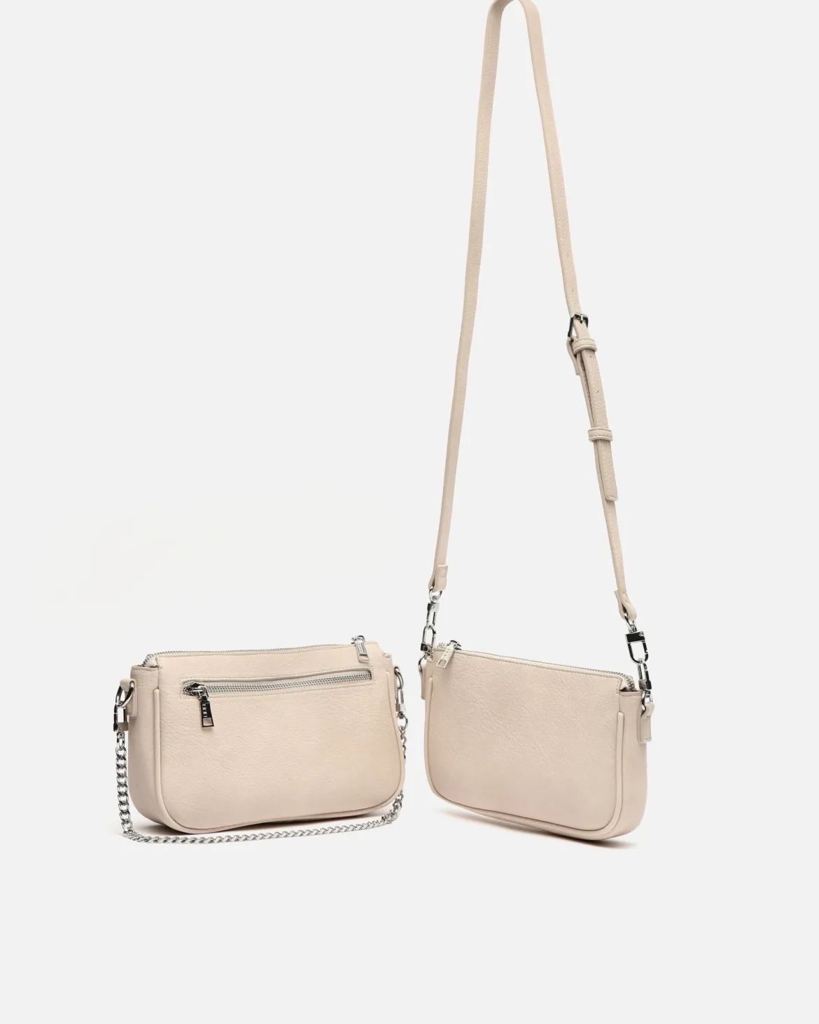 Bolso bandolera con compartimento extraíble