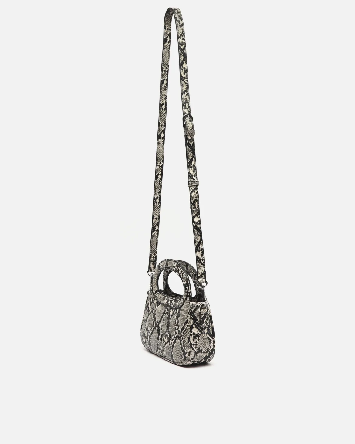 Bolso de fiesta animal print con asa bandolera extraíble