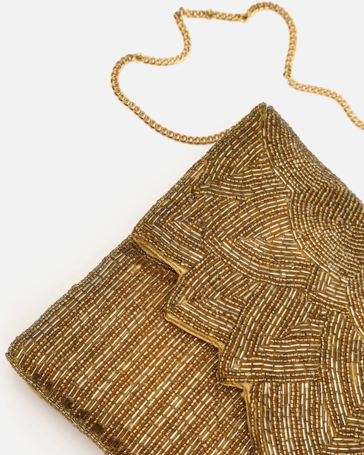 Bolso de fiesta pequeño con abalorios